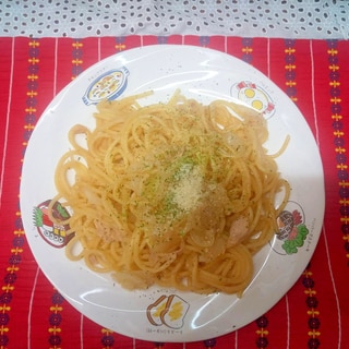 新玉ねぎたっぷりパスタ